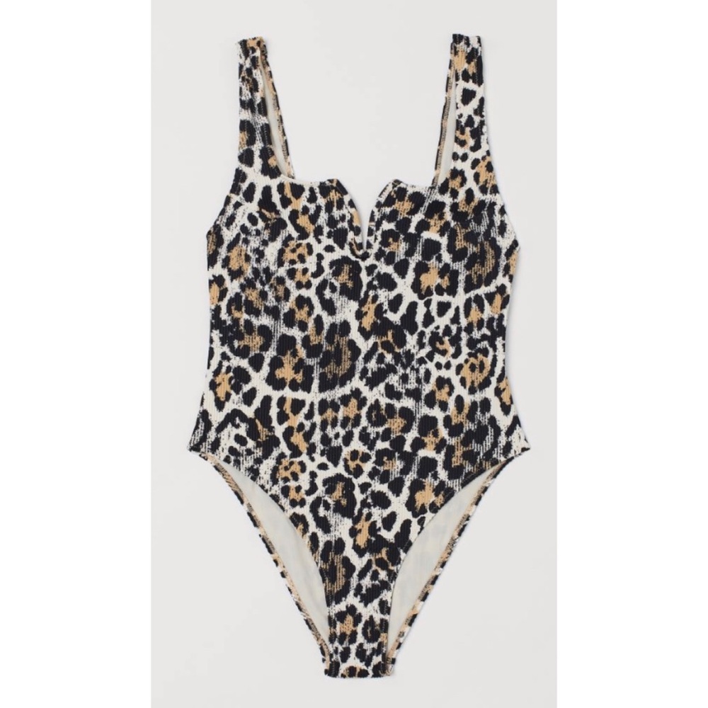 NWT H&M Leopard One Piece